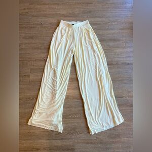 Women’s Buttercream Self-Double Layer Wide Leg Pants